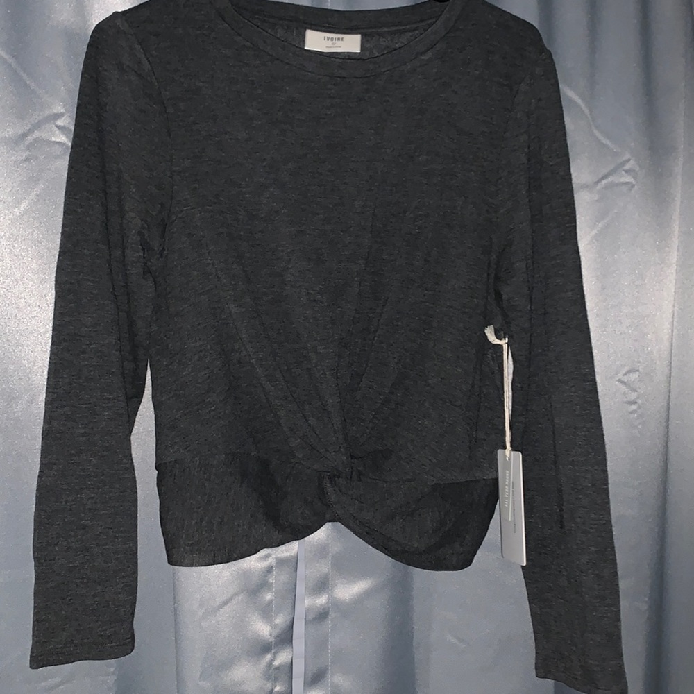 dark grey long sleeve